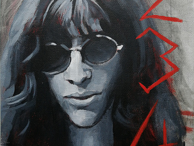 Joey ramone portrait