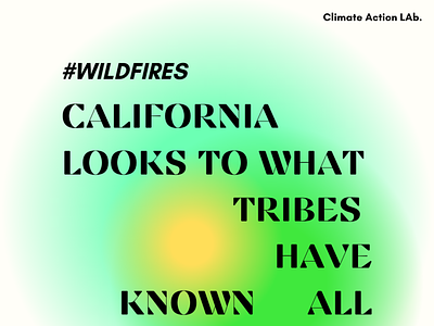 Tribal Management of Wildfires