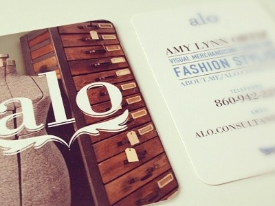Alo Card Photo business card print