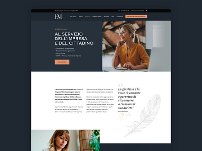 Elena Mandelli . WebSite . Law design law web design