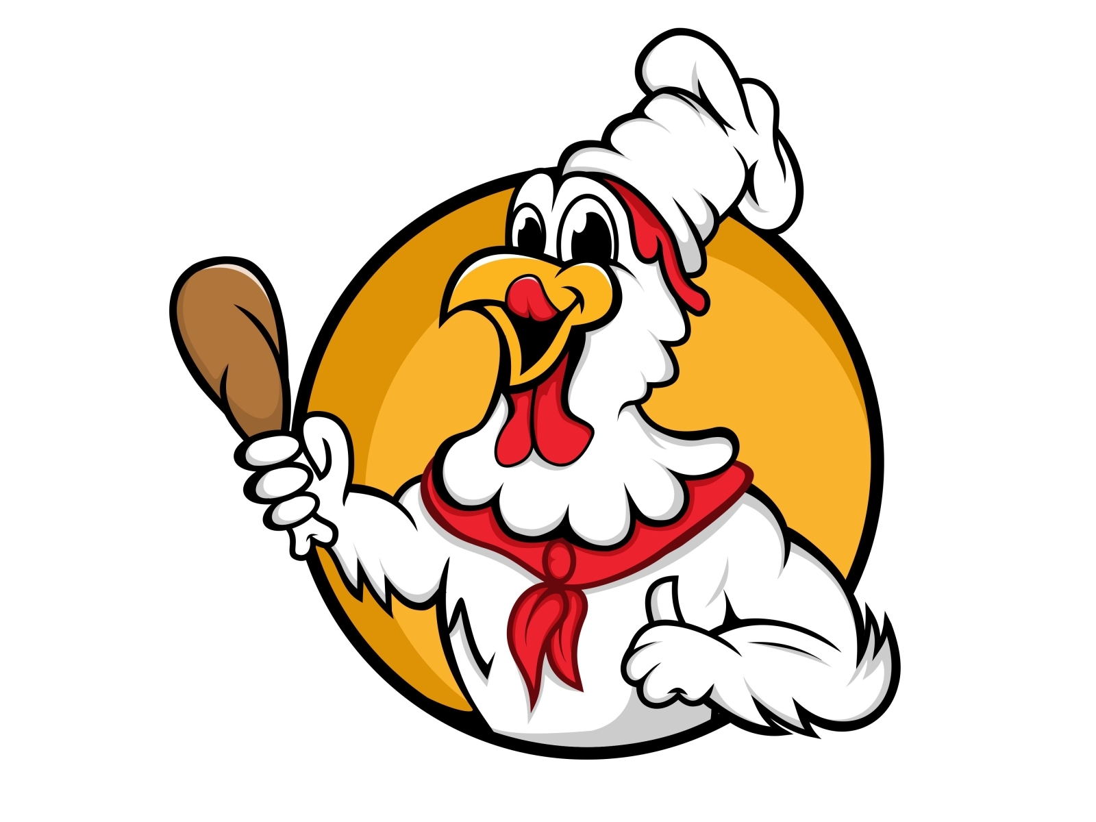 Chiken Logo By Heri Dake On Dribbble