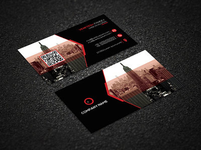 business card black blue businesscard card design editable file images red