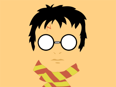 Harry Potter Poster character glasses harry harry potter magic minimalist poster potter wizard