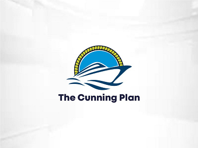 the cunning plan boat logo logo design travel