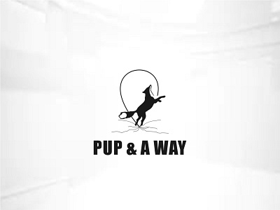 pup & a way dog lover logo