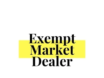 Specialist Exempt Market Dealer In Montreal exempt market dealer