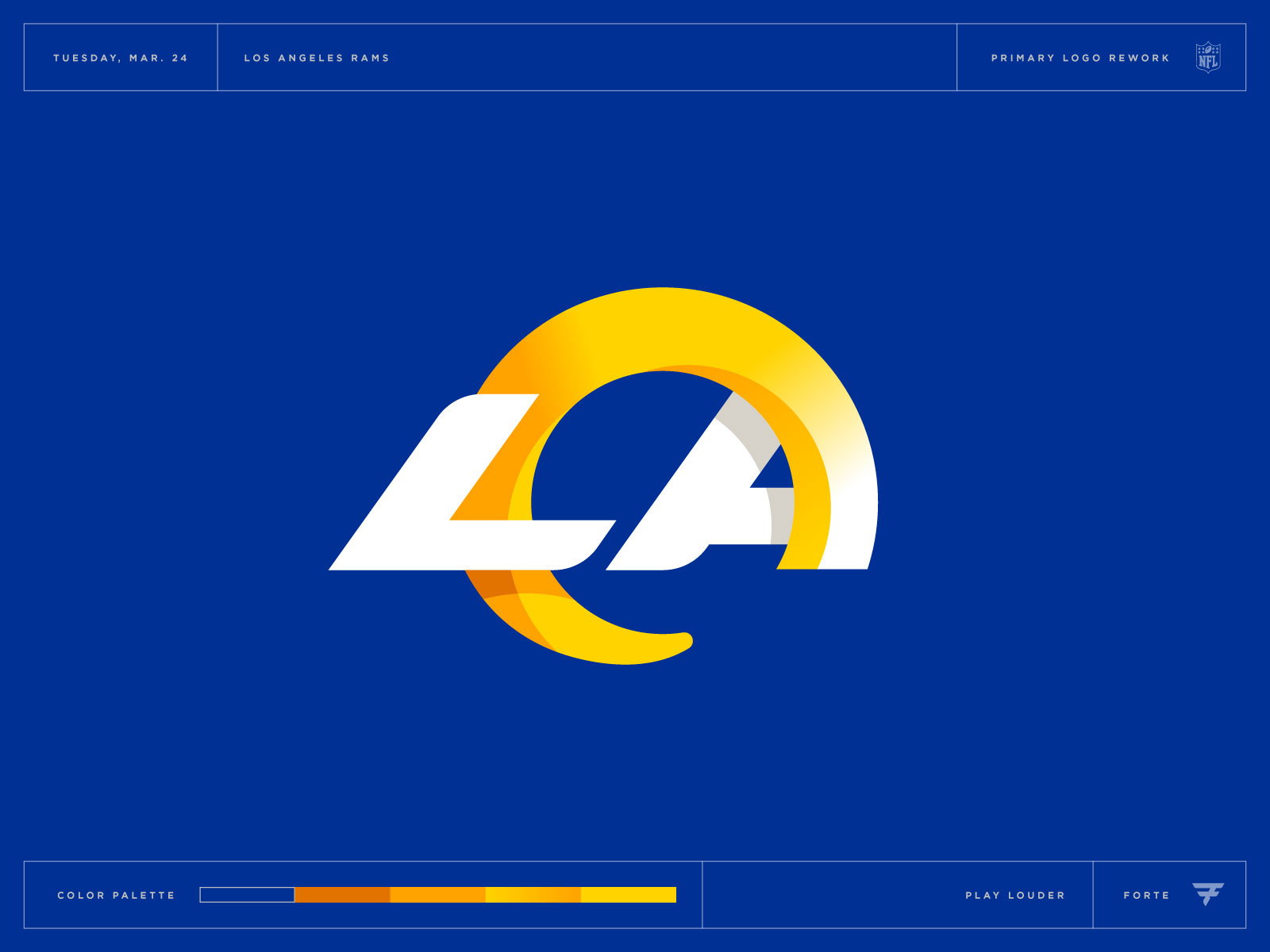 Los Angeles Rams Primary Logo