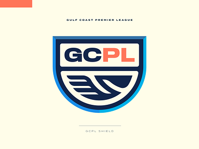 Gulf Coast Premier League Branding alabama badge bird brand branding crest design football icon illustration logo louisiana mississippi pelican soccer south sport sports vector