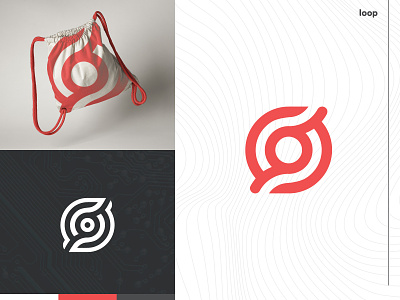 Loop Branding Concept app badge brand branding circle circle logo design icon illustration logo roundel tech vector web