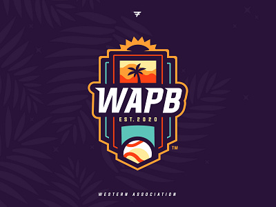 Western Association of Professional Baseball Brand badge baseball brand branding design icon illustration logo mascot milb mlb sport sports vector