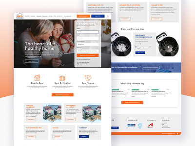 DVS Website Refresh design modular ui ux web design website