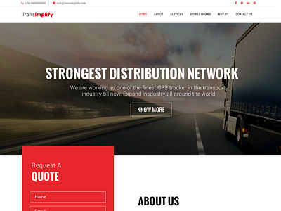 Transimplify - Web Design