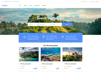 Travel website