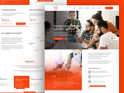 Clipster v1 clipster design minimal nomad orange startup ui ux web