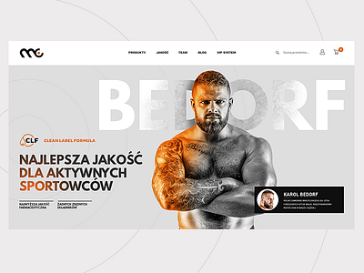 Muscle Clinic e-commerce body bodybuilding e commerce ecommerce fit fitness homepage shop web