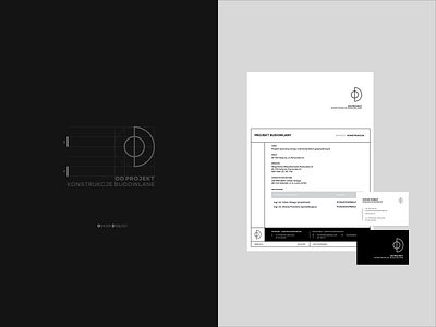 OD _ brand brand brand identity branding businesscard dark design grey logo typo typography typy
