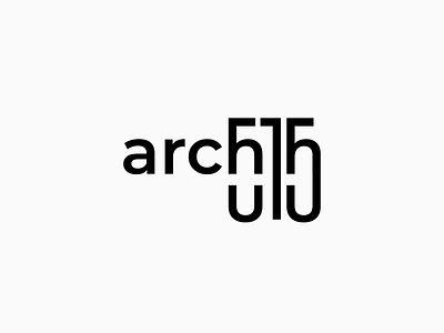 Arch 515 branding branding and identity dark logo logodesign mark minimal typo typography
