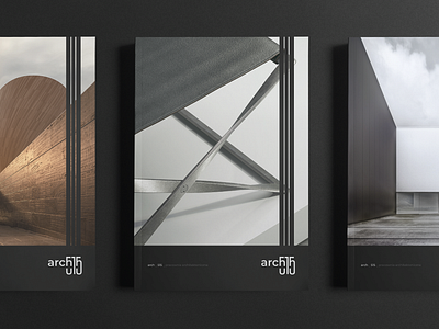 Arch 515 _2 branding branding and identity brochure catalog dark logo minimal print sygnet typo
