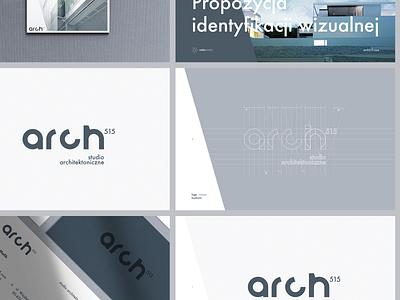 Arch _515 / b1 architecture brandbook branding grey idenity identity branding logo logotype mark minimal
