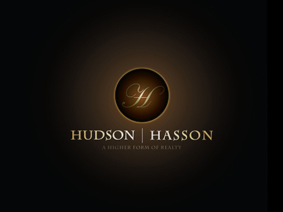 Hudson Luxury Logo color font logo luxury
