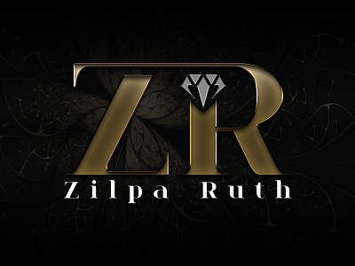 Zilpa Ruth brand identity branding diamond diamond logo graphic design illustrator jewellery jewellery logo jewelry jewelry logo logo logo design logo design branding logo designer logo mark logotype luxury luxury brand luxury logo vector