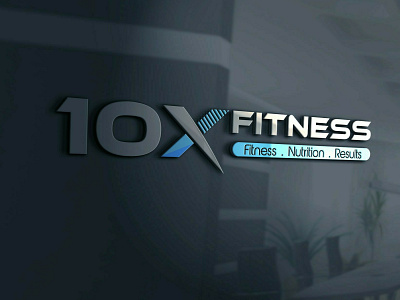 10X Fitness brand identity fitness logo graphic design gym logo health care illustrator logo logo design logo design branding logo designer logo mark logotype vector