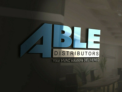 Able Distributors 2 able brand identity branding design graphic design hvac illustrator logo logo design logo design branding logo designer logo mark logotype vector