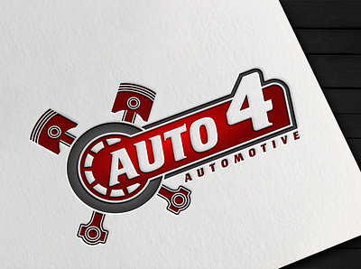 AUTO 4 AUTOMOTIVE automotive automotive logo brand identity graphic design illustrator logo logo design logo design branding logo designer logo mark logotype vector