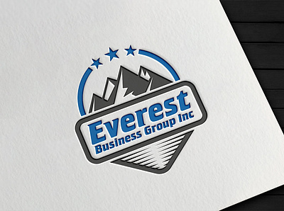 Everest Business Group Inc brand identity graphic design illustrator logo logo design logo design branding logo designer logo mark logotype vector