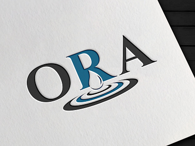 ORA brand identity drop graphic design illustrator logo logo design logo design branding logo designer logo mark logotype plumbing vector water