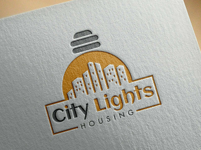 City Lights Housing brand identity graphic design illustrator logo logo design logo designer