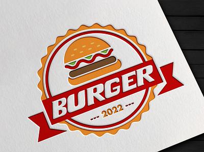 BURGER brand identity graphic design illustrator logo logo design logo designer