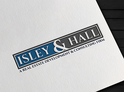 Isley & Hall brand identity graphic design illustrator logo logo design logo designer