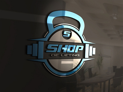 Shop of lifting brand identity graphic design illustrator logo logo design logo designer