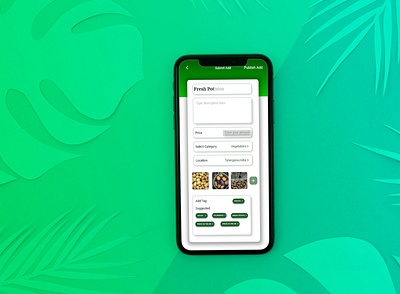 Post Ad ad posting green grocery app post ad shopping app submit add