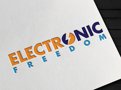 Electronic freedom brand identity branding design graphic design illustrator logo logo creation logo creator logo design logo maker logodesign logos logotype vector