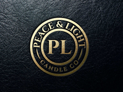 Peace Light Candle Co 1 brand identity branding candle company logo candle logo design illustrator logo logo creation logo creator logo design logo maker logodesign logos