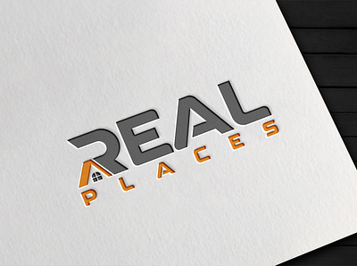 Real Places brand identity branding construction logo design home logo house logo illustrator logo logo creation logo creator logo design logo vector logodesign logos logotype property logo real estate logo vector