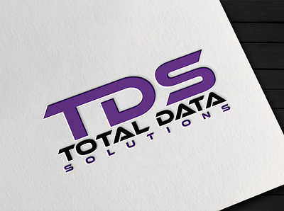 Total Data Solutions brand identity branding design graphic design illustrator logo logo creation logo creator logo design logodesign logos logotype tech logo technology logo