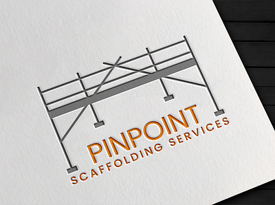 Pinpoint Scaffolding brand identity branding design illustration illustrator logo logo design logodesign vector