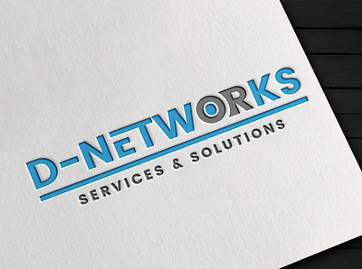 D-Networks-Services-&-Solutions brand identity branding design illustration illustrator logo logo design logodesign vector