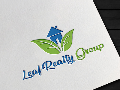 Leaf Realty Group 1 brand identity branding design illustration illustrator logo logo design logodesign vector