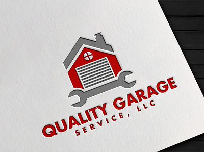 Quality Garage Service, LLC brand identity branding design illustration illustrator logo logo design logodesign vector