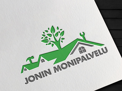 Jonin Monipalvelu brand identity branding design illustration illustrator logo logo design logodesign vector