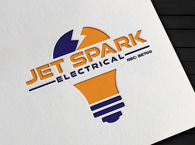 Jet Spark Electrical brand identity branding design illustration illustrator logo logo design logodesign vector