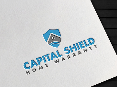 Capital Shield Home Warranty brand identity branding design illustration illustrator logo logo design logodesign ui vector