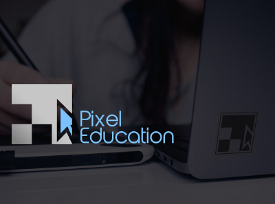 Pixel Education Logo Design branding design icon illustration logo minimal