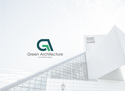 Green Architecture Logo Design branding design graphic design illustraion logo