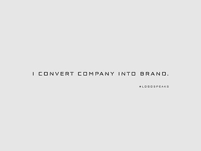 #LOGOSPEAKS2 branding design flat minimal typography