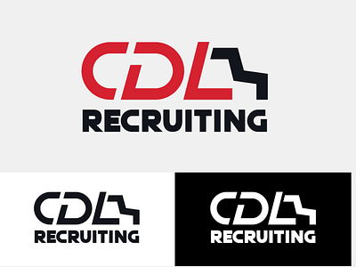 CDL recruiting logo branding design logo graphic design logo logo2022 mark minimalis logo truck vector